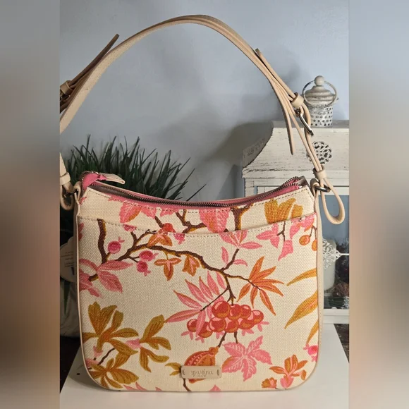 Spartina 449 Lena Shoulder Bag Richmond Hill Cream Pattern - Picture 4 of 11